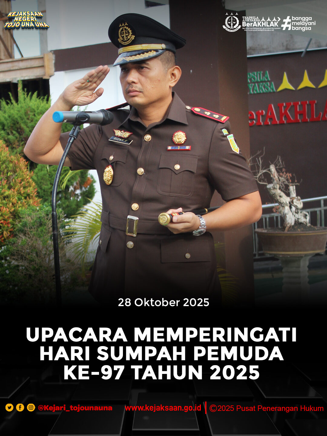 UPACARA MEMPERINGATI HARI SUMPAH PEMUDA KE-97 TAHUN 2025