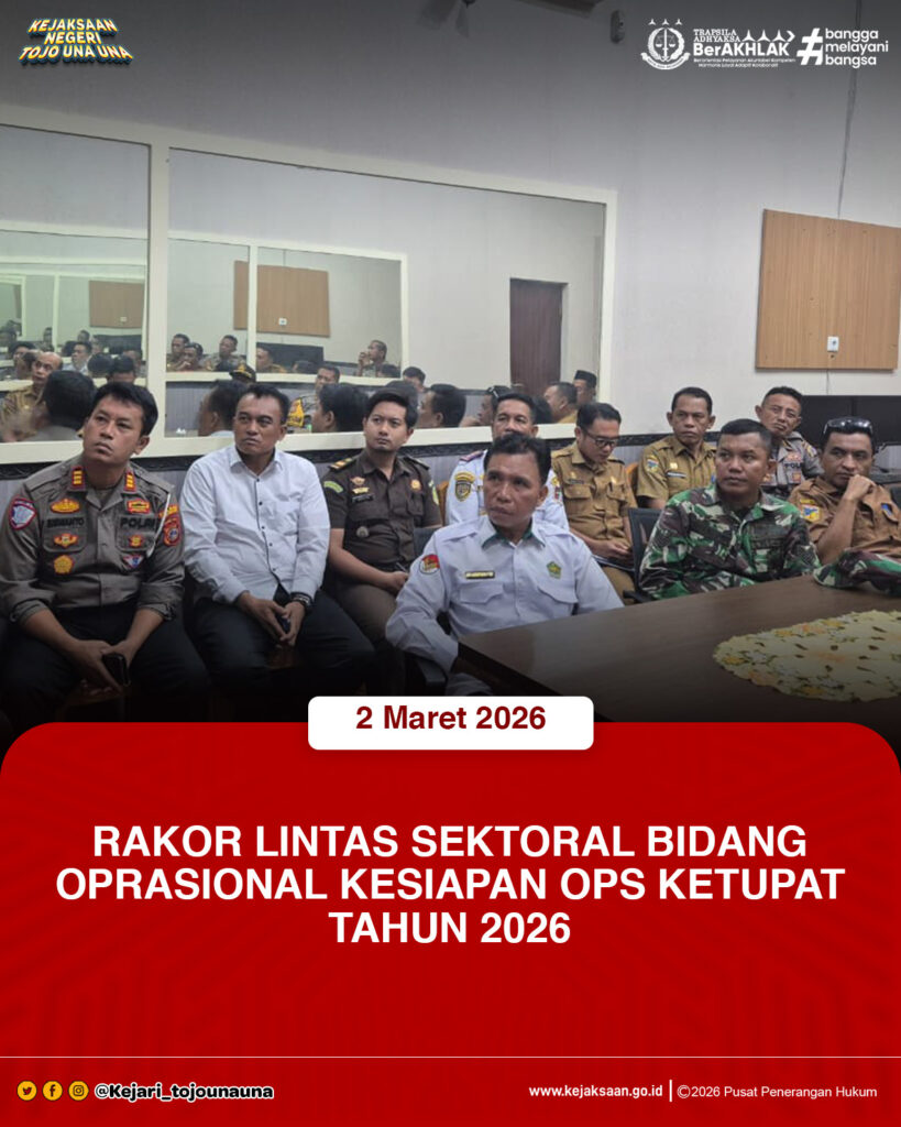 REKOR LINTAS SEKTORAL BIDANG OPERASIONAL KESIAPAN OPS KETUPAT TAHUN 2026