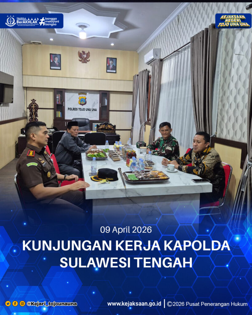KUNJUNGAN KERJA KAPOLDA SULAWESI TENGAH