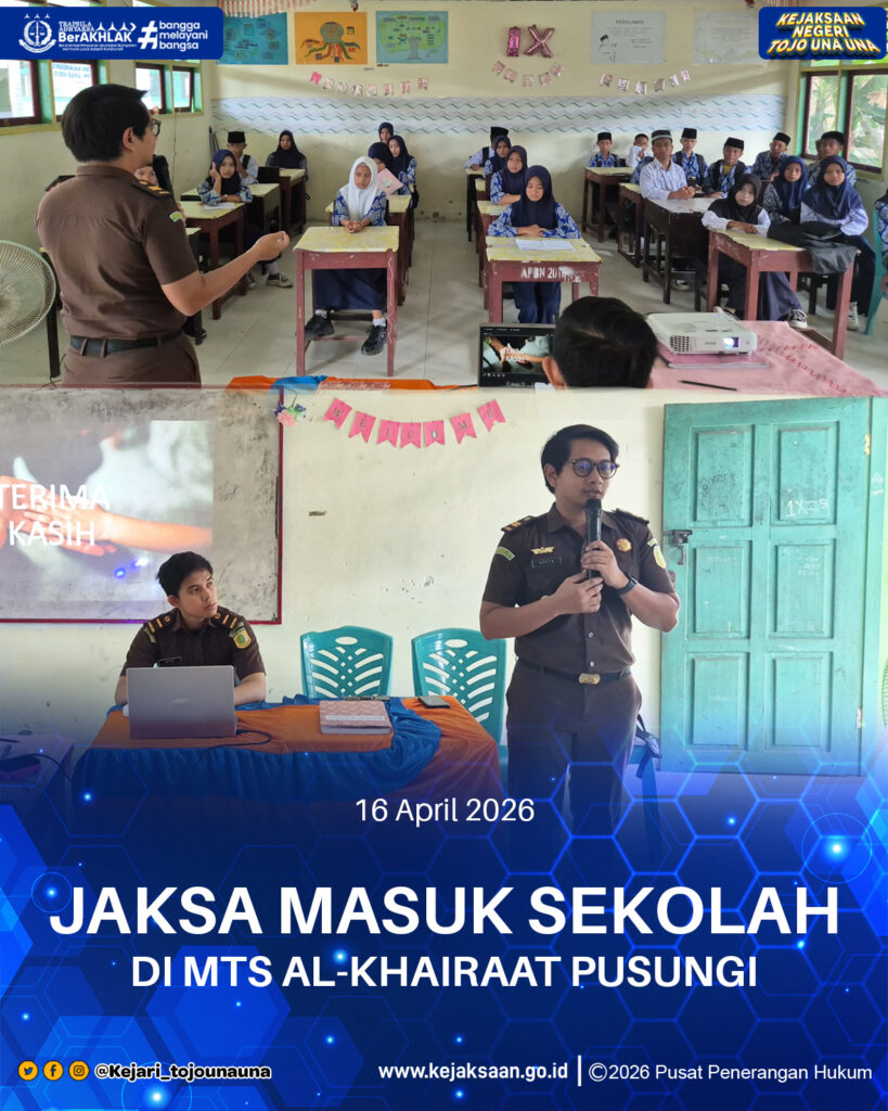 JAKSA MASUK SEKOLAH DI MTS AL-KHAIRAAT PUSUNGI