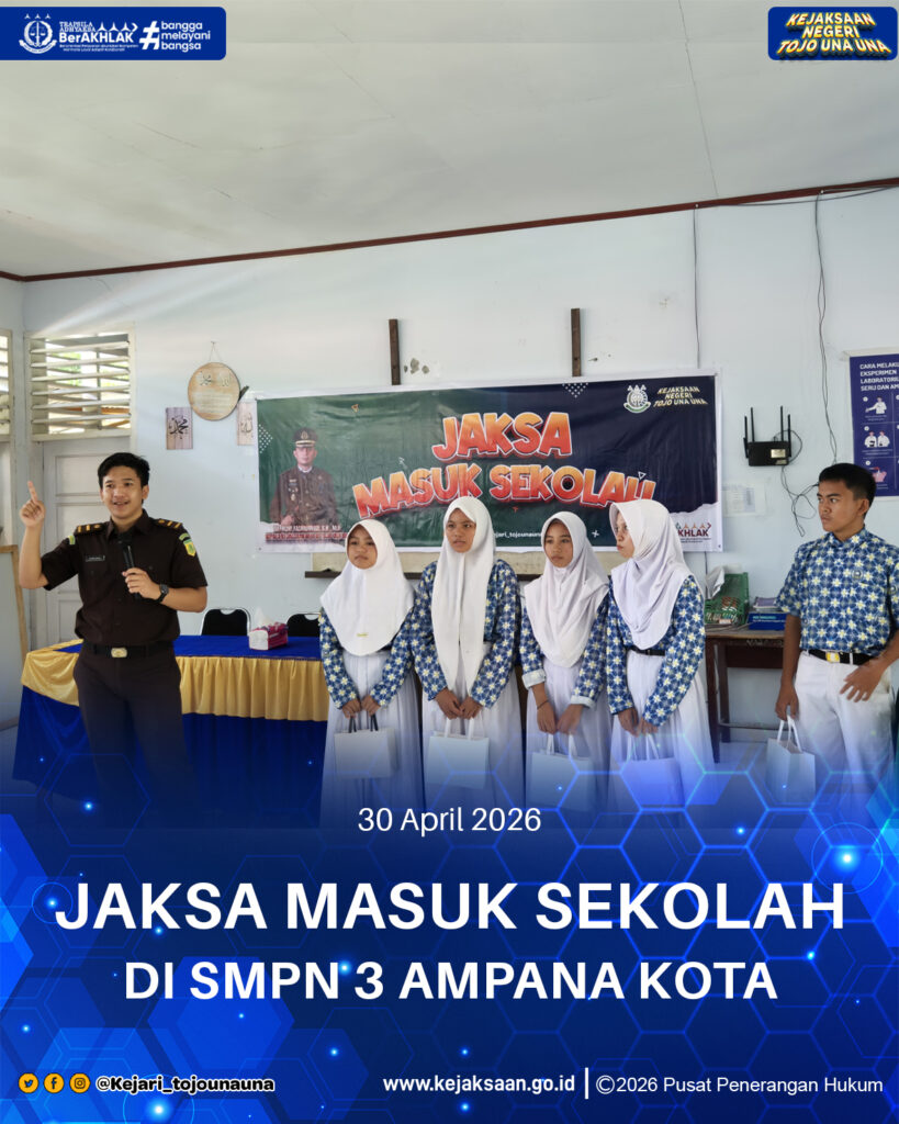 JAKSA MASUK SEKOLAH DI SMPN 3 AMPANA KOTA